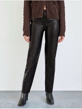 Aritzia Wilfred Melina Vegan Leather Pant